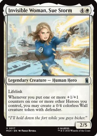 Invisible Woman, Sue Storm [Marvel Super Heroes] Foil