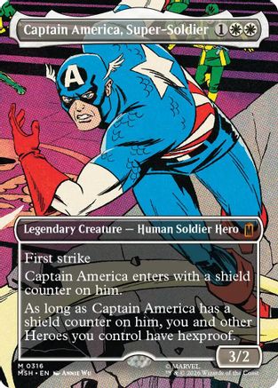 Captain America, Super-Soldier (Borderless) [Marvel Super Heroes]