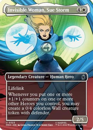 Invisible Woman, Sue Storm (Borderless) [Marvel Super Heroes] Foil
