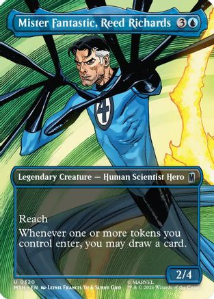 Mister Fantastic, Reed Richards (Borderless) [Marvel Super Heroes]