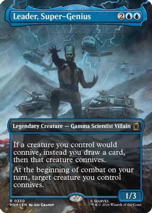 Leader, Super-Genius (Borderless) [Marvel Super Heroes] Foil