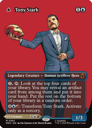 Tony Stark (Borderless) (0363) [Marvel Super Heroes] Foil