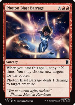 Photon Blast Barrage [Marvel Super Heroes] Foil