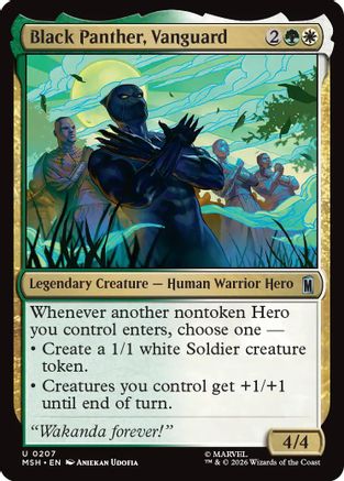 Black Panther, Vanguard [Marvel Super Heroes] Foil