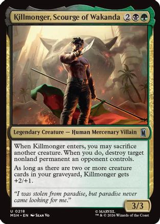 Killmonger, Scourge of Wakanda [Marvel Super Heroes]