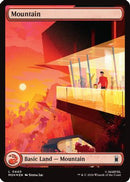 Mountain (0440) (Surge Foil) [Marvel Super Heroes] Foil