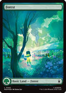Forest (0442) (Surge Foil) [Marvel Super Heroes] Foil