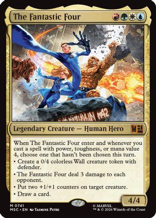 The Fantastic Four [Commander: Marvel Super Heroes] Foil