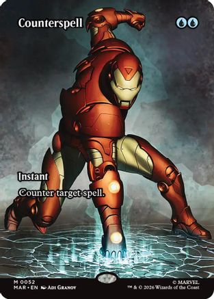 Counterspell (Borderless) (0052) [Marvel Universe Eternal-Legal] Foil