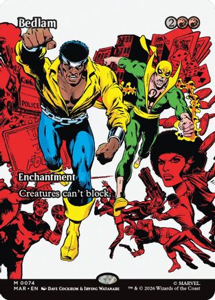 Bedlam (Borderless) - [Marvel Universe Eternal-Legal] Foil