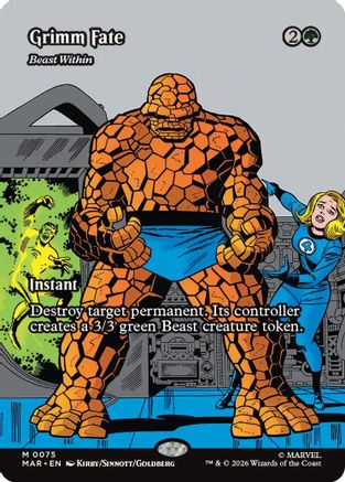 Grimm Fate - Beast Within (Borderless) [Marvel Universe Eternal-Legal]