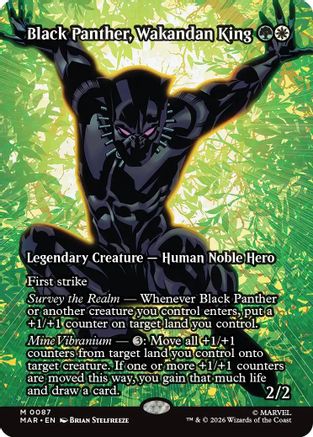 Black Panther, Wakandan King (Borderless) [Marvel Universe Eternal-Legal]