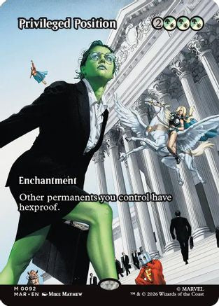 Privileged Position (Borderless) [Marvel Universe Eternal-Legal]
