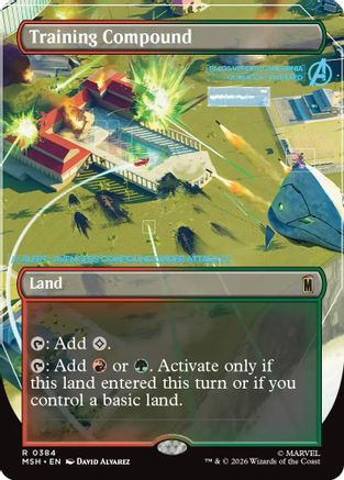Training Compound (Borderless) [Marvel Super Heroes]