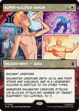 Super-Soldier Serum (Borderless) [Marvel Super Heroes] Foil