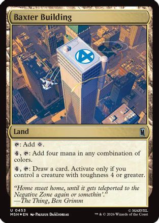 Baxter Building (Surge Foil) [Marvel Super Heroes] Foil