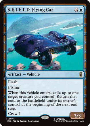 S.H.I.E.L.D. Flying Car [Marvel Super Heroes] Foil