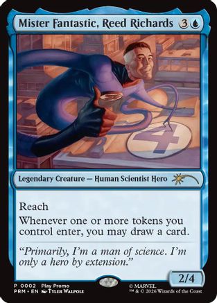 Mister Fantastic, Reed Richards [Standard Showdown Promos] Foil
