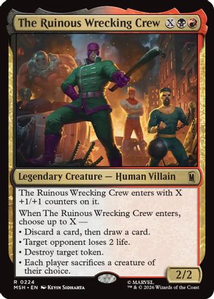 The Ruinous Wrecking Crew [Marvel Super Heroes] Foil
