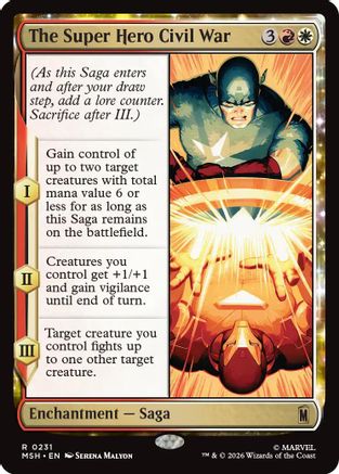 The Super Hero Civil War [Marvel Super Heroes] Foil