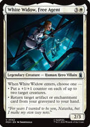 White Widow, Free Agent (MSH-042) - Marvel Super Heroes Foil