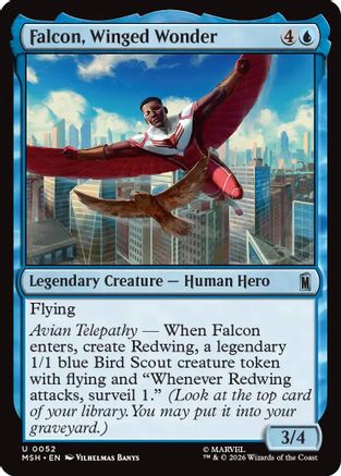 Falcon, Winged Wonder [Marvel Super Heroes] Foil