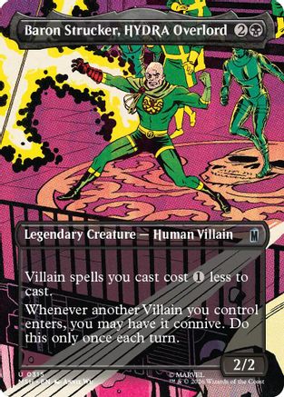 Baron Strucker, HYDRA Overlord (Borderless) [Marvel Super Heroes] Foil