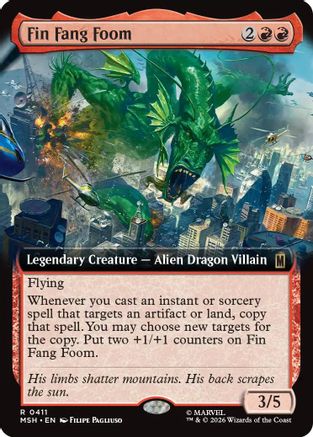 Fin Fang Foom (Extended Art) - [Marvel Super Heroes] Foil