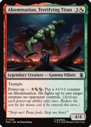 Abomination, Terrifying Titan [Marvel Super Heroes] Foil