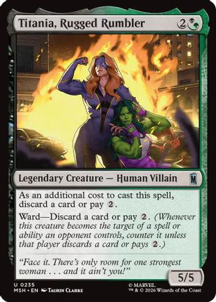 Titania, Rugged Rumbler [Marvel Super Heroes] Foil
