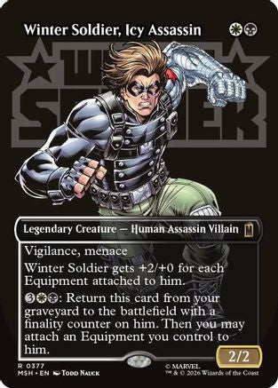 Winter Soldier, Icy Assassin (Borderless) [Marvel Super Heroes]