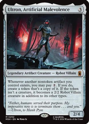 Ultron, Artificial Malevolence [Marvel Super Heroes] Foil
