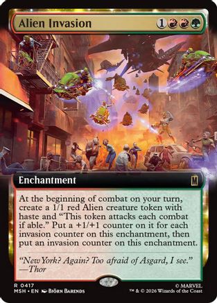 Alien Invasion (Extended Art) [Marvel Super Heroes] Foil