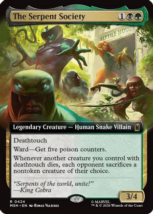 The Serpent Society (Extended Art) [Marvel Super Heroes] Foil