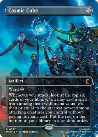 Cosmic Cube (Borderless) (0337) [Marvel Super Heroes] Foil