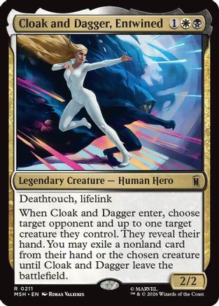Cloak and Dagger, Entwined [Marvel Super Heroes] Foil