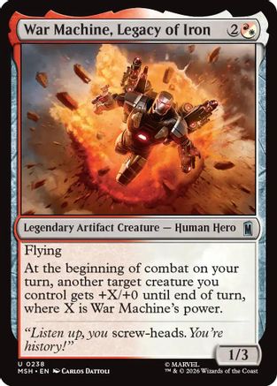 War Machine, Legacy of Iron [Marvel Super Heroes]