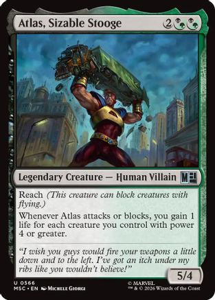 Atlas, Sizable Stooge [Commander: Marvel Super Heroes] Foil