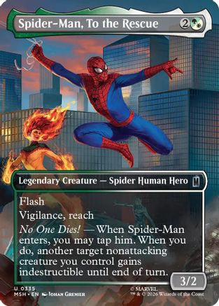 Spider-Man, To the Rescue (Borderless) [Marvel Super Heroes]