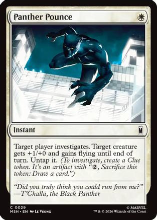 Panther Pounce [Marvel Super Heroes] Foil