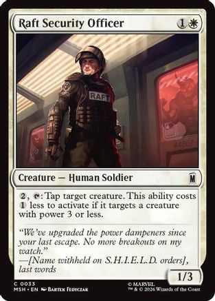 Raft Security Officer [Marvel Super Heroes] Foil