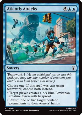Atlantis Attacks [Marvel Super Heroes] Foil