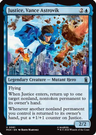Justice, Vance Astrovik [Marvel Super Heroes] Foil