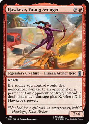 Hawkeye, Young Avenger [Marvel Super Heroes] Foil