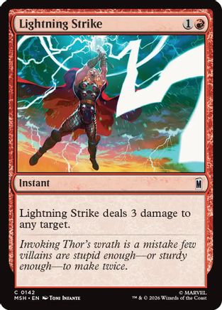 Lightning Strike [Marvel Super Heroes] Foil
