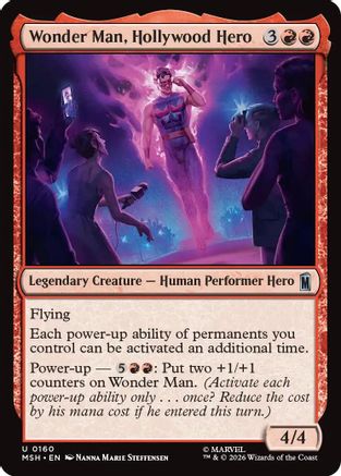 Wonder Man, Hollywood Hero [Marvel Super Heroes] Foil