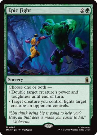 Epic Fight [Marvel Super Heroes] Foil