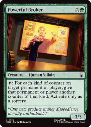 Powerful Broker [Marvel Super Heroes]