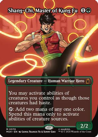 Shang-Chi, Master of Kung Fu (Borderless) (0370) [Marvel Super Heroes] Foil