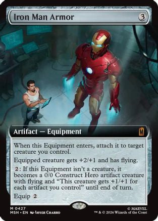 Iron Man Armor (Extended Art) [Marvel Super Heroes] Foil